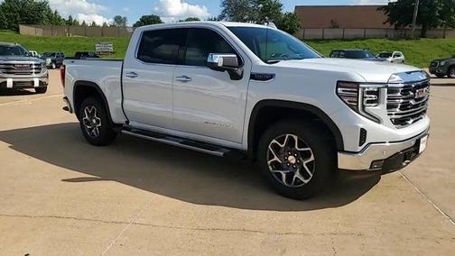 Glacier White 2026 GMC Sierra 1500 SLT