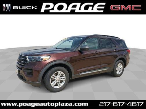 Red 2020 Ford Explorer XLT