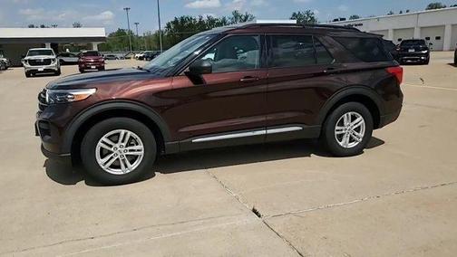 Red 2020 Ford Explorer XLT