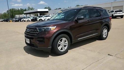 Red 2020 Ford Explorer XLT