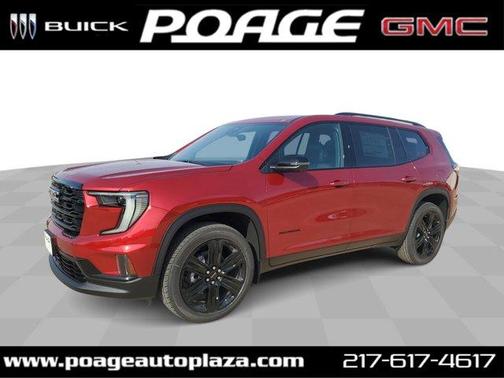 Volcanic Red 2026 GMC Acadia Elevation