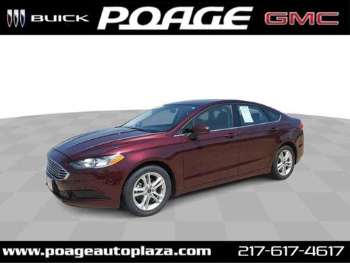Maroon 2018 Ford Fusion SE
