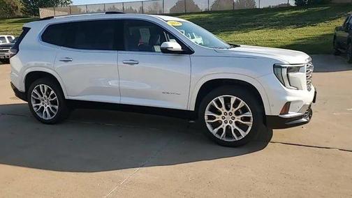 White Frost Tri-Coat 2024 GMC Acadia Denali