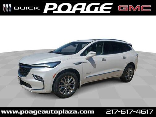 White Frost Tri-Coat 2023 Buick Enclave Avenir