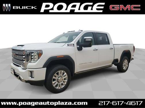 White Frost Tri-Coat 2021 GMC Sierra 2500 Denali