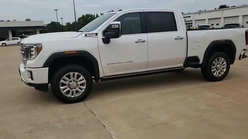 White Frost Tri-Coat 2021 GMC Sierra 2500 Denali