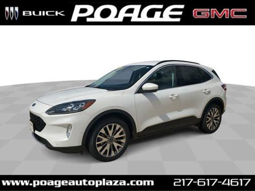 White 2021 Ford Escape Titanium