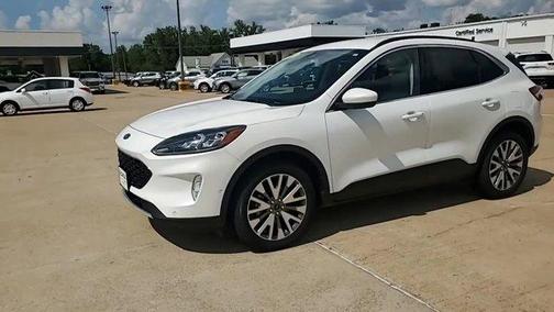 White 2021 Ford Escape Titanium