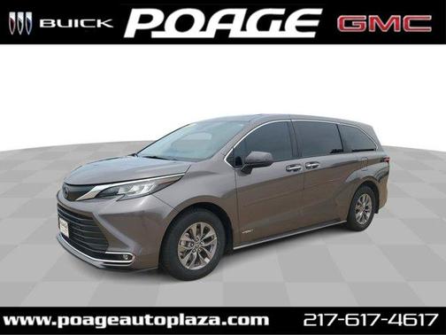 Gray 2021 Toyota Sienna XLE