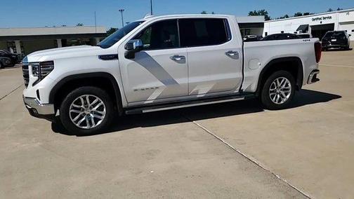 White Frost Tri-Coat 2023 GMC Sierra 1500 SLT