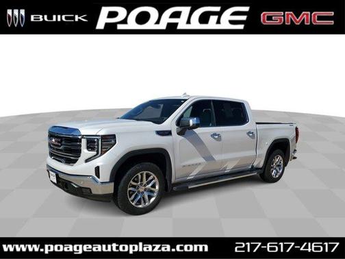 White Frost Tri-Coat 2023 GMC Sierra 1500 SLT