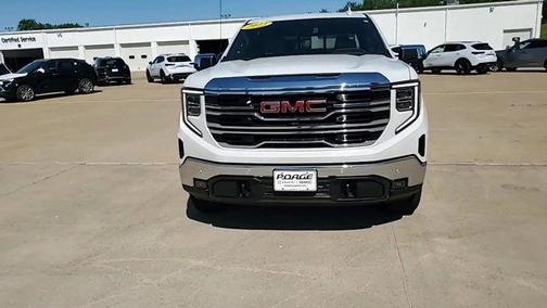 White Frost Tri-Coat 2023 GMC Sierra 1500 SLT