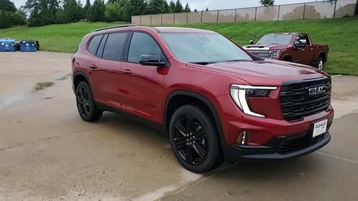 Volcanic Red 2026 GMC Acadia Elevation