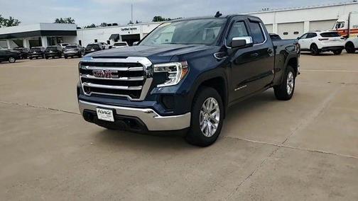 Pacific Blue Metallic 2021 GMC Sierra 1500 SLE