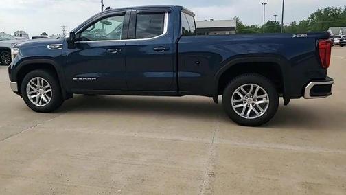 Pacific Blue Metallic 2021 GMC Sierra 1500 SLE