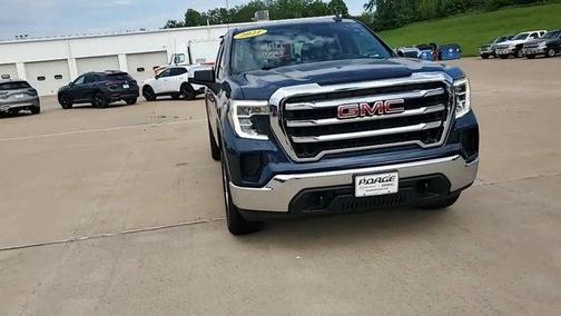 Pacific Blue Metallic 2021 GMC Sierra 1500 SLE