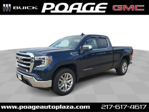 Pacific Blue Metallic 2021 GMC Sierra 1500 SLE