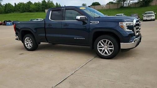 Pacific Blue Metallic 2021 GMC Sierra 1500 SLE