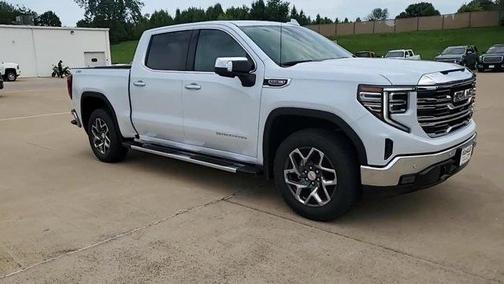 Glacier White 2026 GMC Sierra 1500 SLT