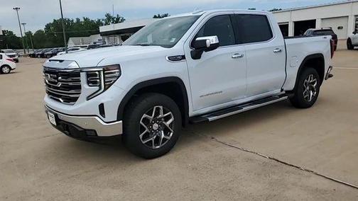 Glacier White 2026 GMC Sierra 1500 SLT