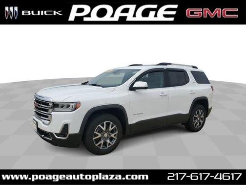 Summit White 2023 GMC Acadia SLT