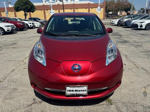 Cayenne Red 2015 Nissan Leaf 4dr HB S
