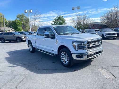 Space White Metallic 2025 Ford F-150 Lariat