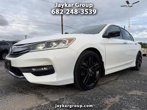 White Orchid Pearl 2017 Honda Accord Sport