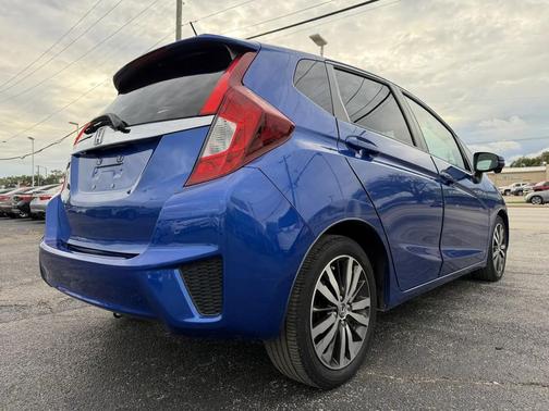 Aegean Blue Metallic 2015 Honda Fit EX