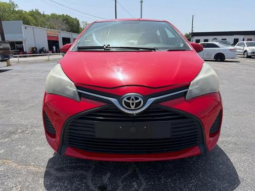 Absolutely Red 2015 Toyota Yaris LE