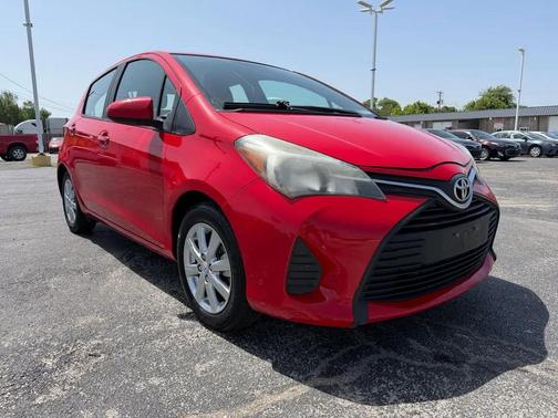 Absolutely Red 2015 Toyota Yaris LE