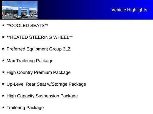 2022 Chevrolet Silverado 1500 High Country