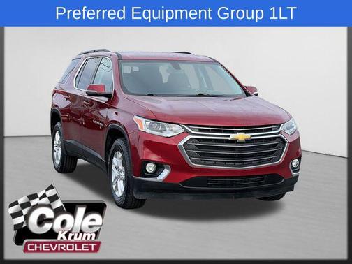 Cajun Red Tintcoat 2019 Chevrolet Traverse LT Cloth