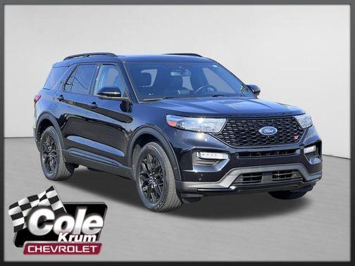 AGATE BLACK METALLIC 2021 Ford Explorer ST