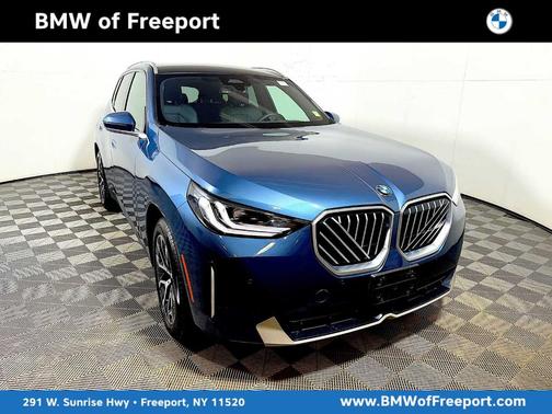 Arctic Race Blue Metallic 2025 BMW X3 30 xDrive