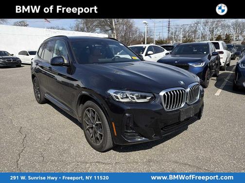 Carbon Black Metallic 2023 BMW X3 xDrive30i