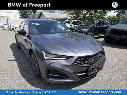 Modern Steel Metallic 2023 Acura TLX A-Spec
