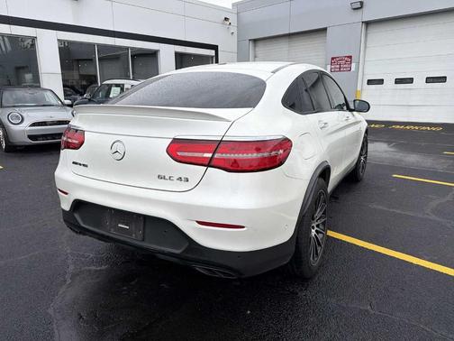 designo Diamond White Metallic 2019 Mercedes-Benz AMG GLC 43 4MATIC Coupe