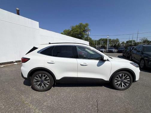 Star White 2020 Ford Escape Titanium Hybrid