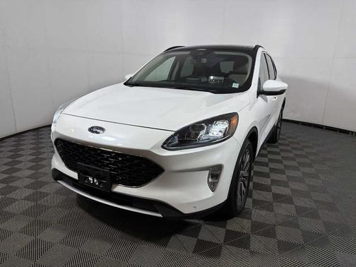 Star White 2020 Ford Escape Titanium Hybrid