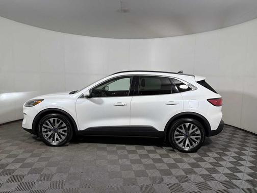 Star White 2020 Ford Escape Titanium Hybrid