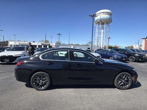 Jet Black 2025 BMW 330 i xDrive