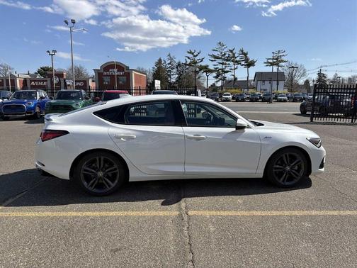 Platinum White Pearl 2023 Acura Integra w/A-Spec Package
