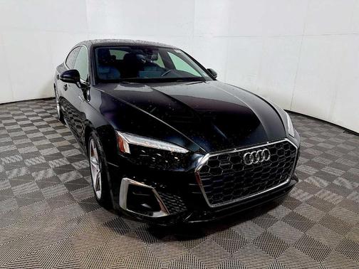 Mythos Black Metallic 2022 Audi A5 45 S line Premium Plus