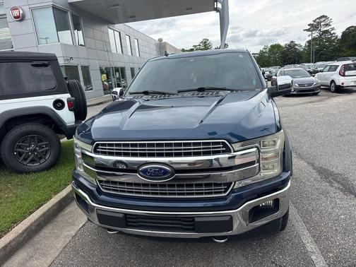 Blue 2018 Ford F-150 Lariat