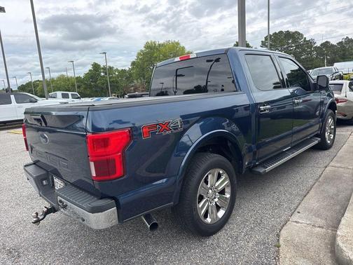 Blue 2018 Ford F-150 Lariat