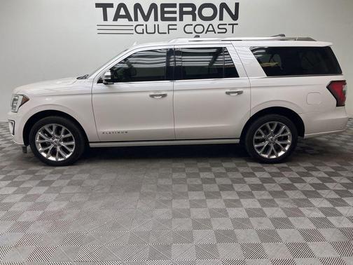 White Platinum Clearcoat Metallic 2018 Ford Expedition Max Platinum