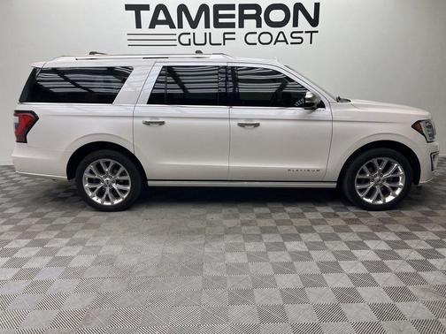 White Platinum Clearcoat Metallic 2018 Ford Expedition Max Platinum