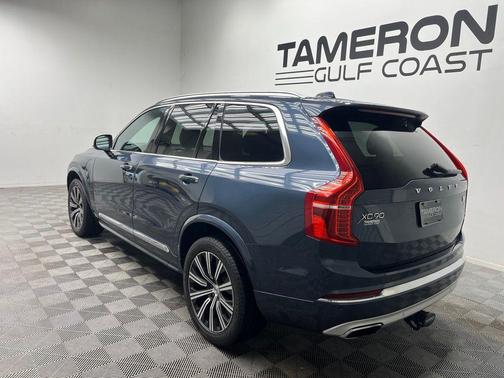Denim Blue Metallic 2021 Volvo XC90 Recharge Plug-In Hybrid T8 Inscription 7 Passenger