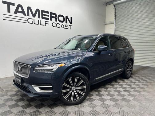 Denim Blue Metallic 2021 Volvo XC90 Recharge Plug-In Hybrid T8 Inscription 7 Passenger